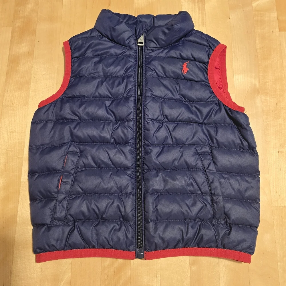 Ralph Lauren Kids Quilted Puffer Vest Size 18 Months